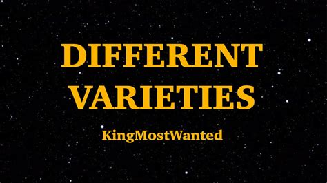 different varieties lyrics|different varieties lyrics kingmostwanted.